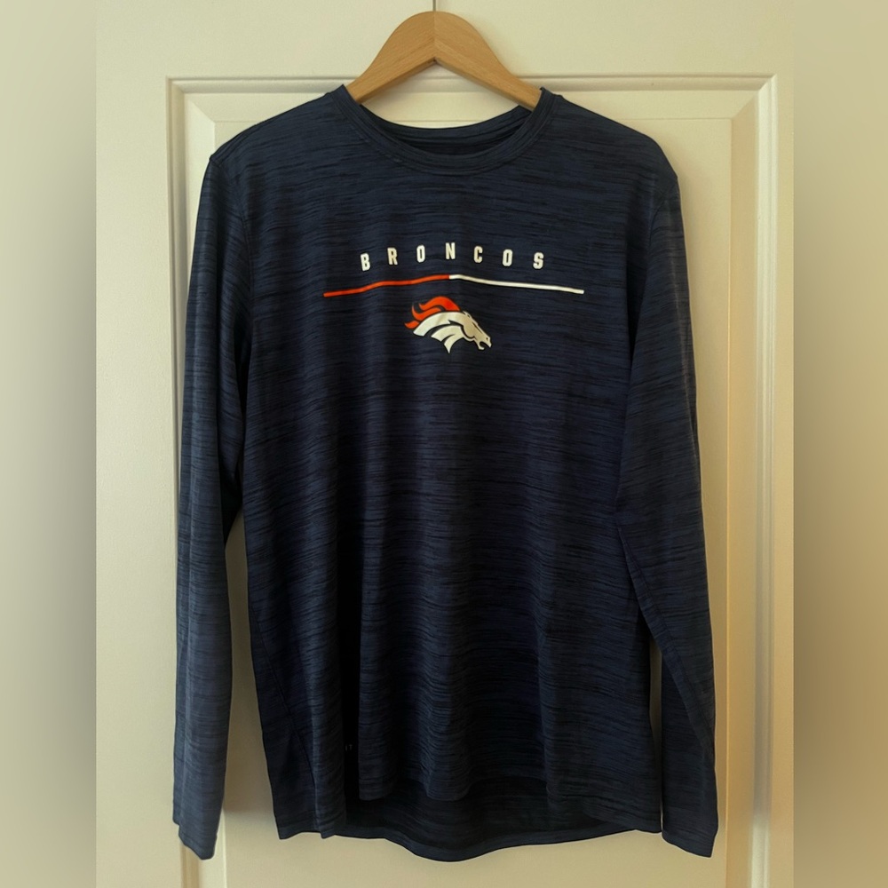 Nike Men's Blue Broncos Shirt